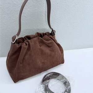 Brown Convertible Handbag